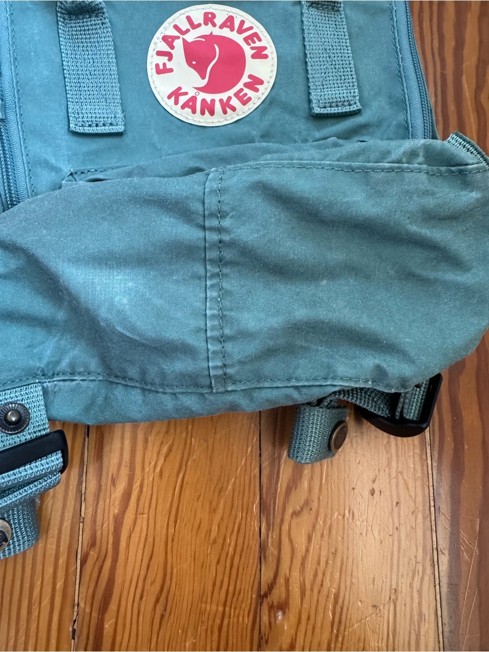 Fjallraven Kånken Mini Teal Backpack - Picture 2 of 5